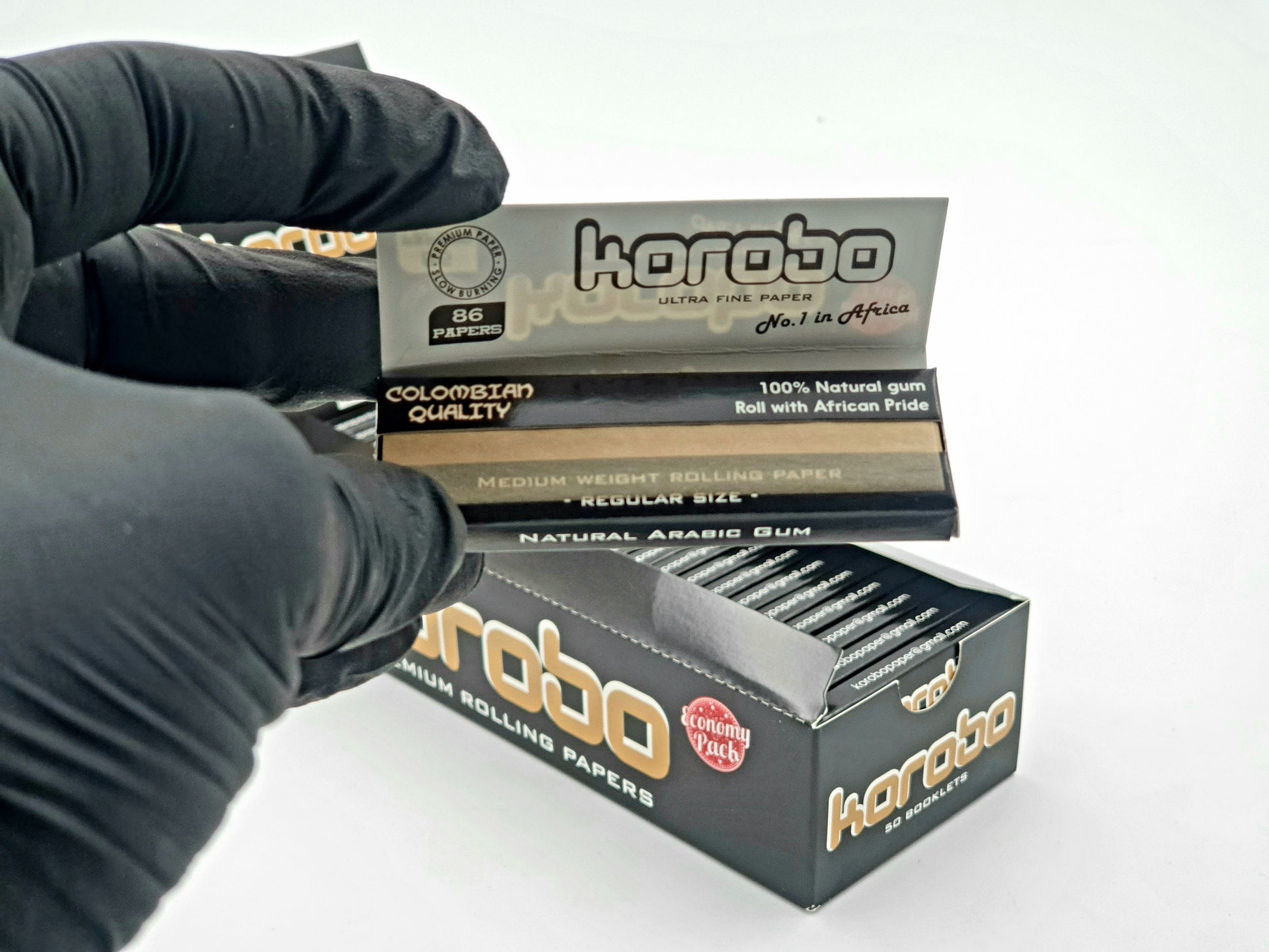 Korobo Brown Regular Size - (Full Box) - Bittchaser Smoke Shop