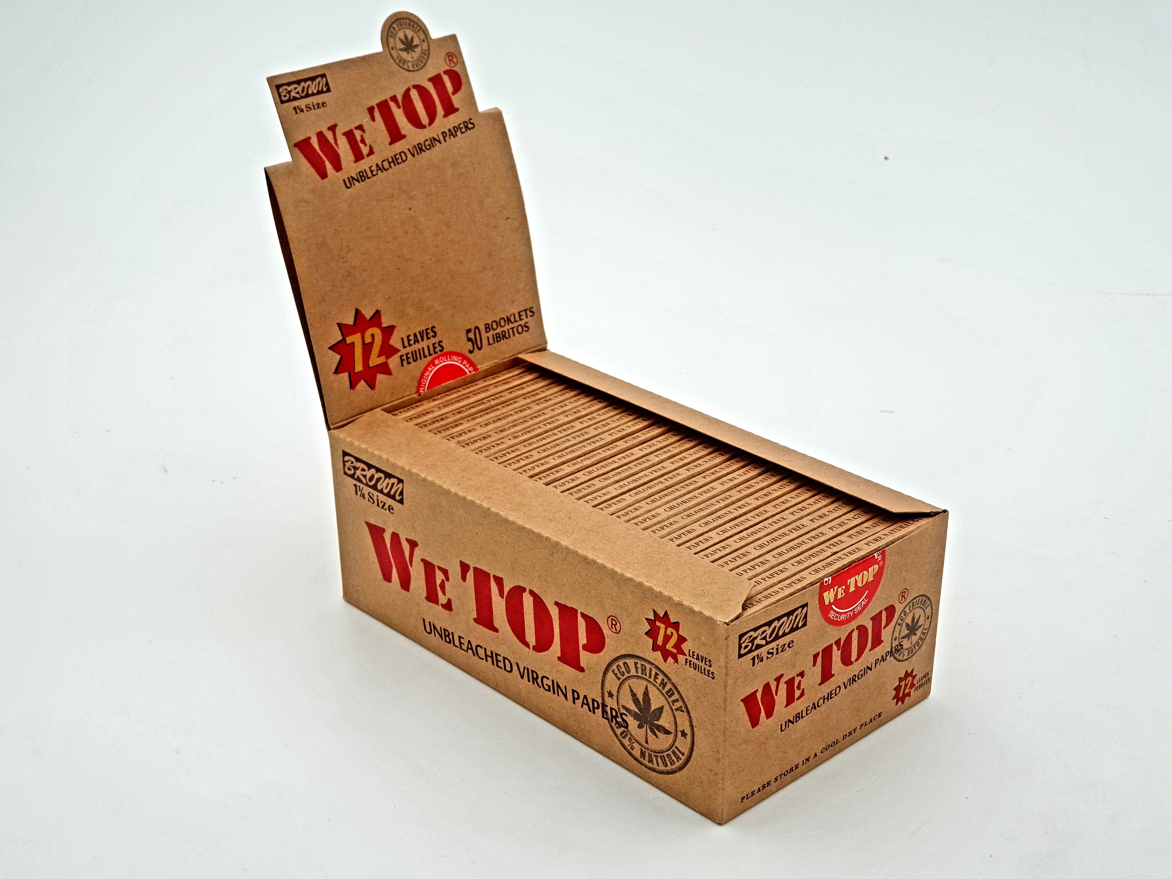 Wetop 1¼ Brown Rolling Papers Wholesale Price Delivery Nairobi Kenya