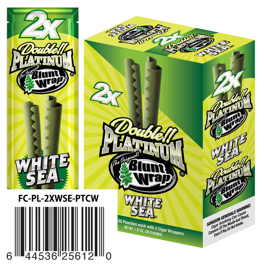 Double Platinum Blunt Wraps White Sea - Bittchaser Smoke Shop