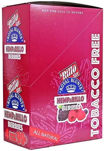 Royal Blunts Hemparillo Berries Flavored Hemp Wraps - Bittchaser Smoke Shop