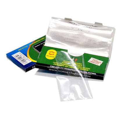 Hornet Transparent Cellulose Rolling Paper Colourless Kingsize (Full Box) - Bittchaser Smoke Shop