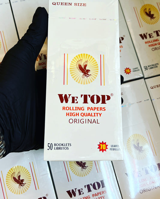 Wetop White Regular Size With 90Leaves! (Full Box)