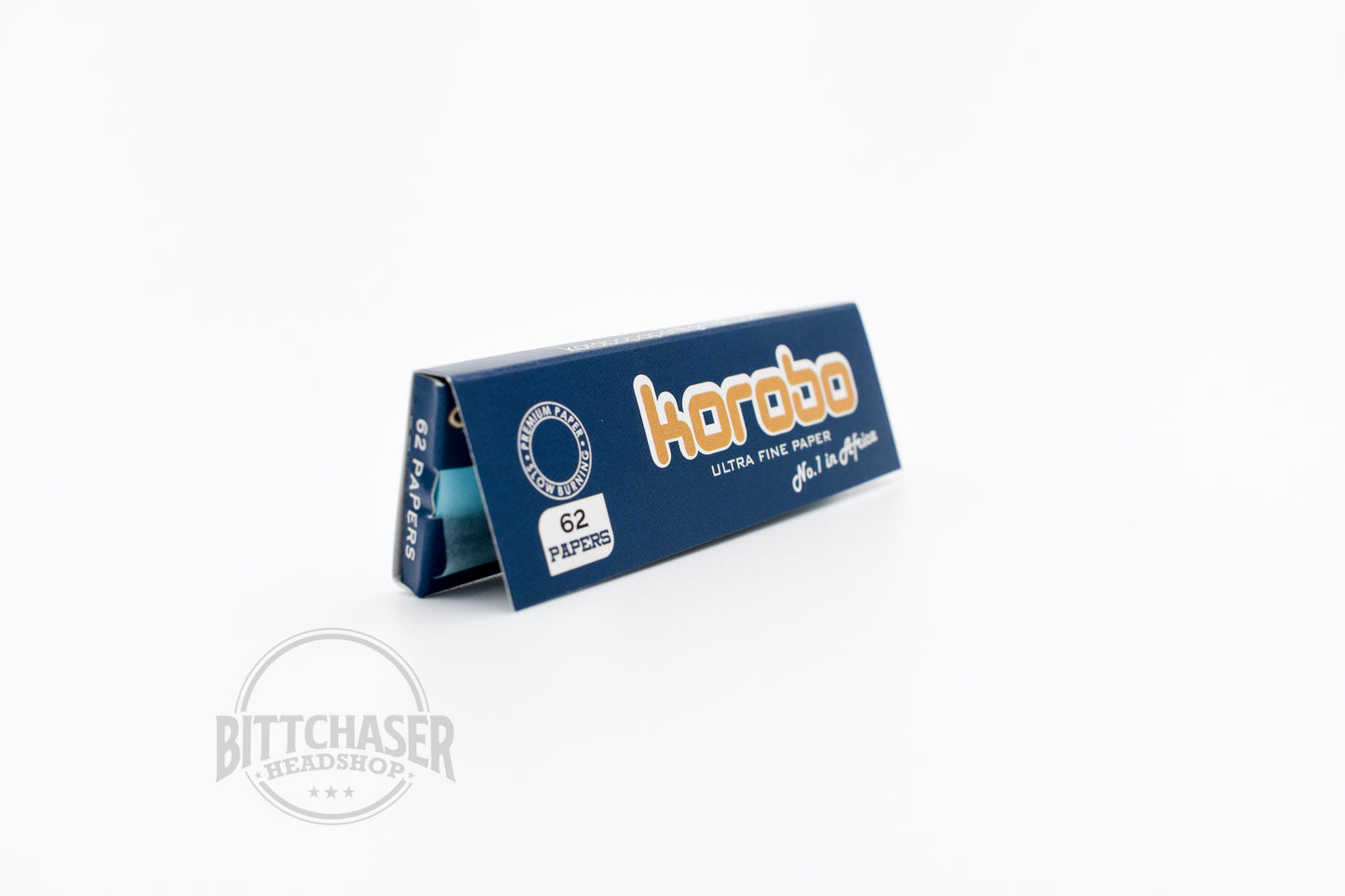 Korobo Blue Rolling Papers Regular Size - (Full box) - Bittchaser Smoke Shop