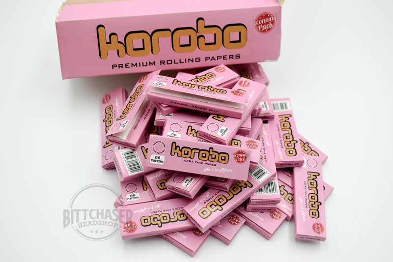 Korobo White Regular Size (Full Box) - Bittchaser Smoke Shop