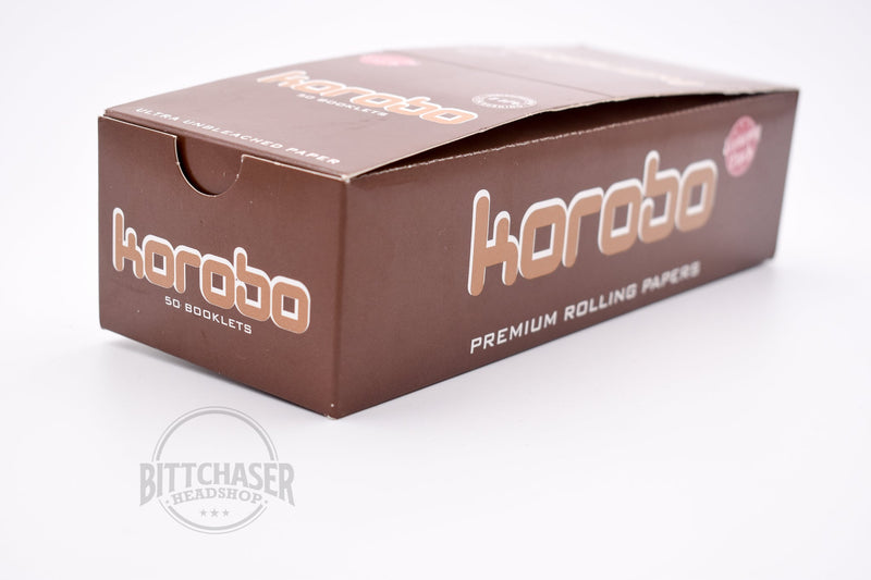 Korobo Brown 1¼ Size  - 90 Leaves (Full Box)