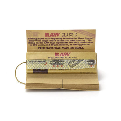 RAW Connoisseur 1 1/4 Medium Size Papers + Tips(Full Box) - Bittchaser Smoke Shop