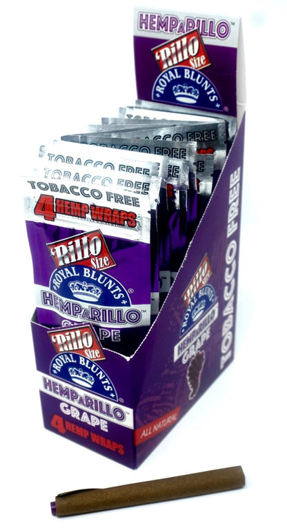 Royal Blunts Hemparillo Grape Flavored Hemp Wraps - Bittchaser Smoke Shop