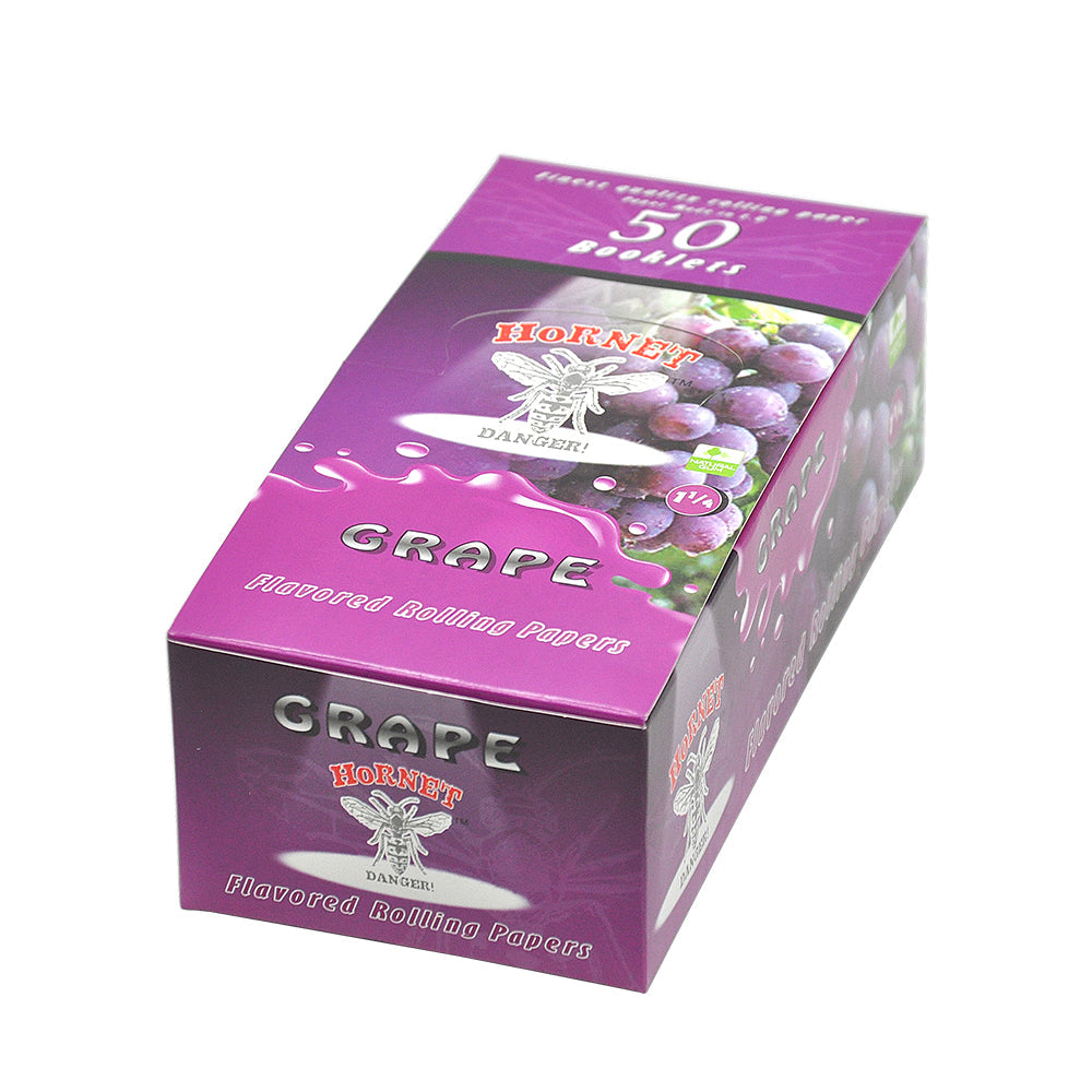 Hornet Grape Flavored Rolling Paper (Full Box) - Bittchaser Smoke Shop