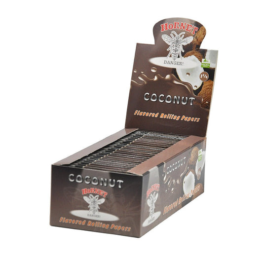 Hornet Coconut Flavored Rolling Paper (Full Box) - Bittchaser Smoke Shop