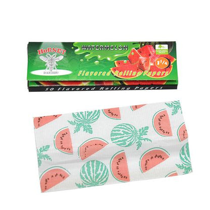 Hornet Watermelon Flavored Rolling Paper (Full Box) - Bittchaser