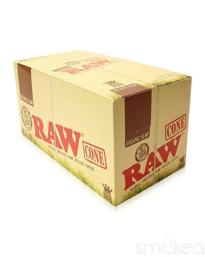 Raw Organic King Size Pre-Rolled Cones (1 Pack) - Bittchaser Smoke Shop