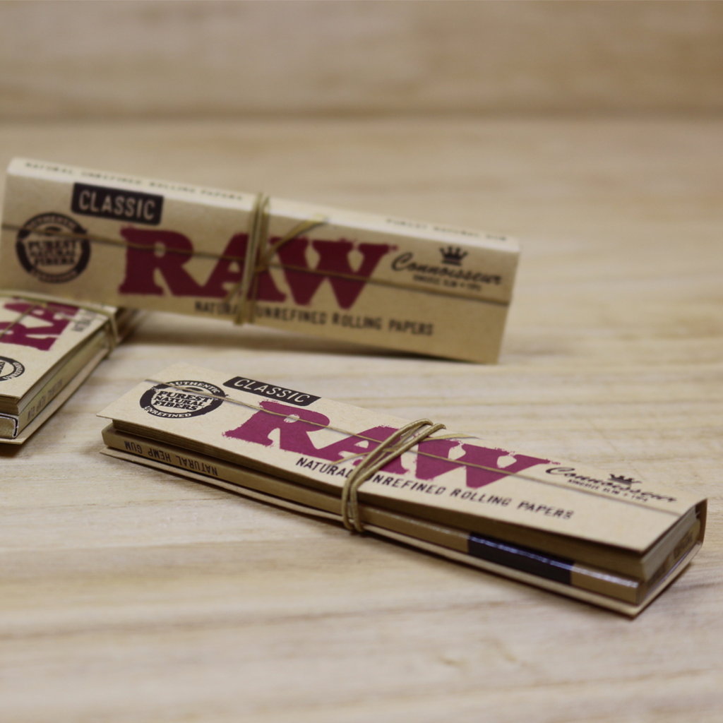 RAW Connoisseur Papers Kingsize Slim + Tips (Full Box) - Bittchaser Smoke Shop