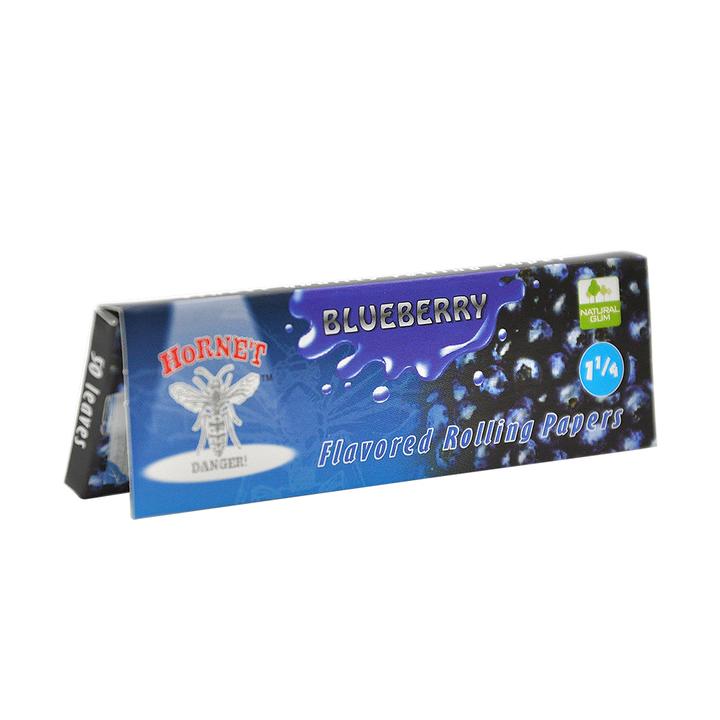 Hornet Blueberry Flavored Rolling Paper (Full box) - Bittchaser Smoke Shop