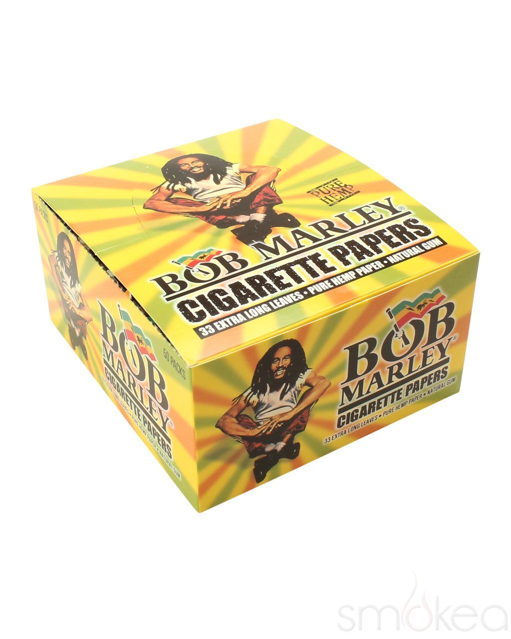 Bob Marley Kingsize Hemp Rolling Papers (Full Box) - Bittchaser Smoke Shop