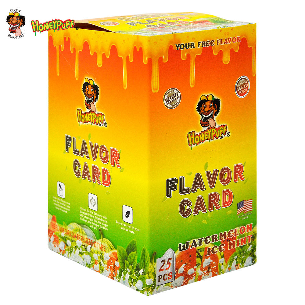 Honeypuff Watermelon Ice Mint Flavour Cards Insert Infusion - Bittchaser Smoke Shop