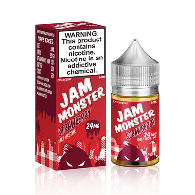 Strawberry Jam - Jam Monster Salt E Liquid - Bittchaser Smoke Shop