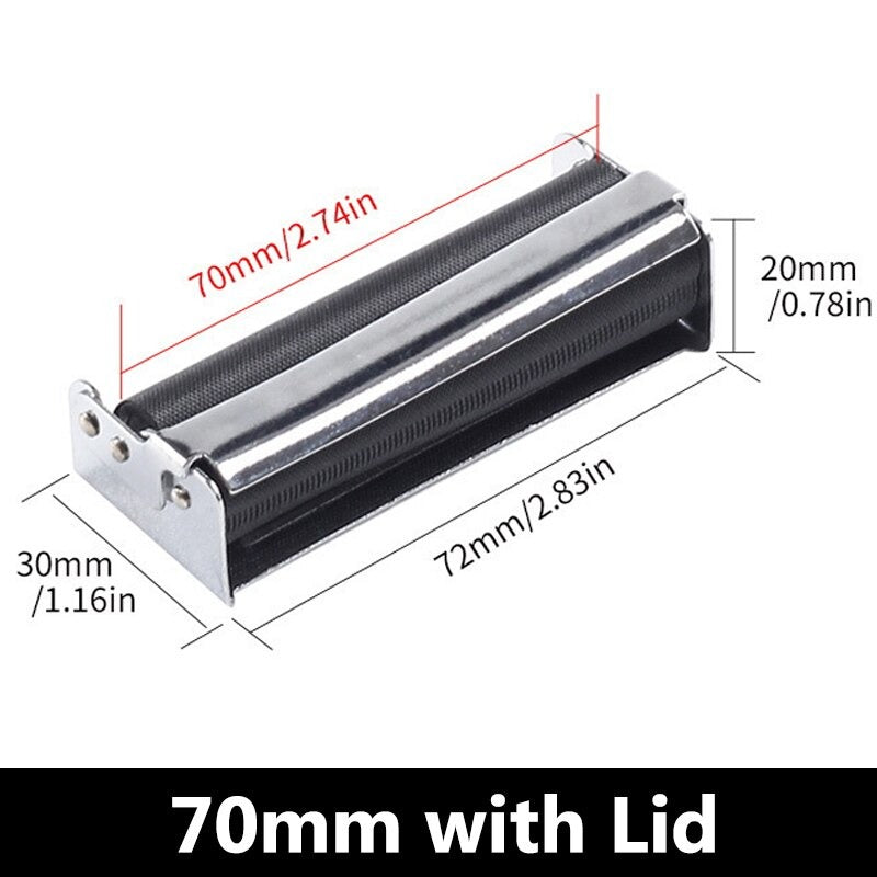 Zilla Stainless Portable Joint Tobacco Rolling Machine - 70mm regular size papers - Bittchaser Smoke Shop