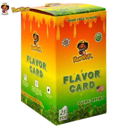 Honeypuff Pure Mint Flavour Cards Insert Infusion - Bittchaser Smoke Shop