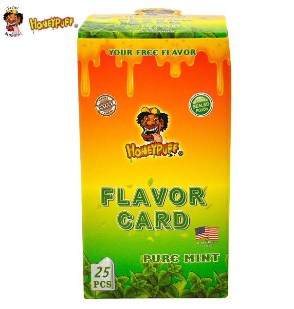 Honeypuff Pure Mint Flavour Cards Insert Infusion - Bittchaser Smoke Shop