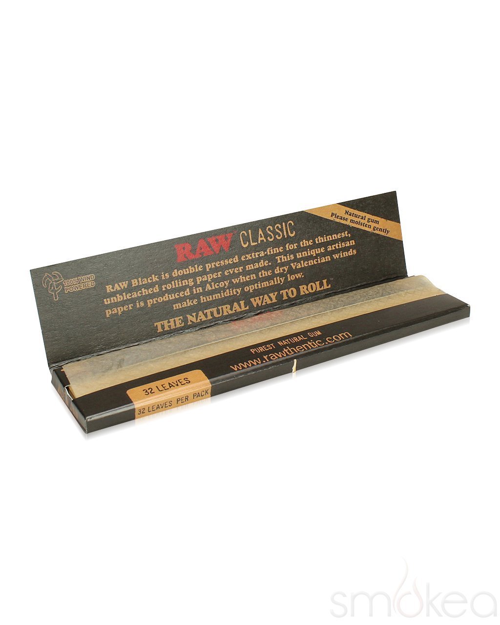 Raw Black Classic King Size Slim Rolling Papers (Full Box) - Bittchaser Smoke Shop