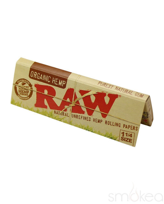 Raw Organic Hemp 1 1/4 Rolling Papers (1 Booklet) - Bittchaser Smoke Shop