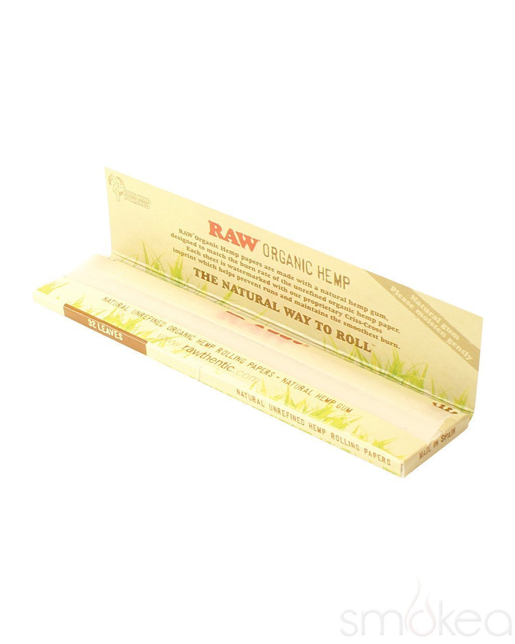 Raw Organic Hemp Kingsize Slim Rolling Papers (Full Box) - Bittchaser Smoke Shop