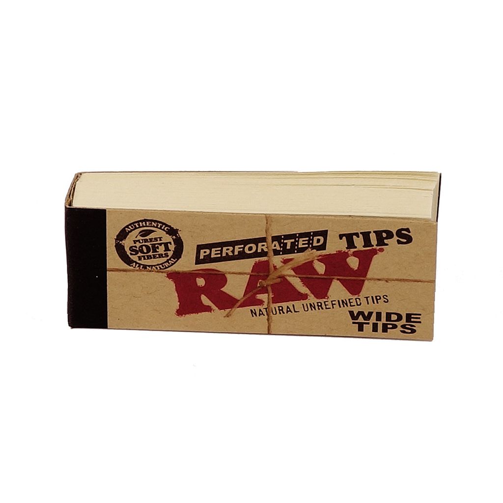 Raw Wide Perforated Filter Tips ( Full Box) - Bittchaser Smoke Shop