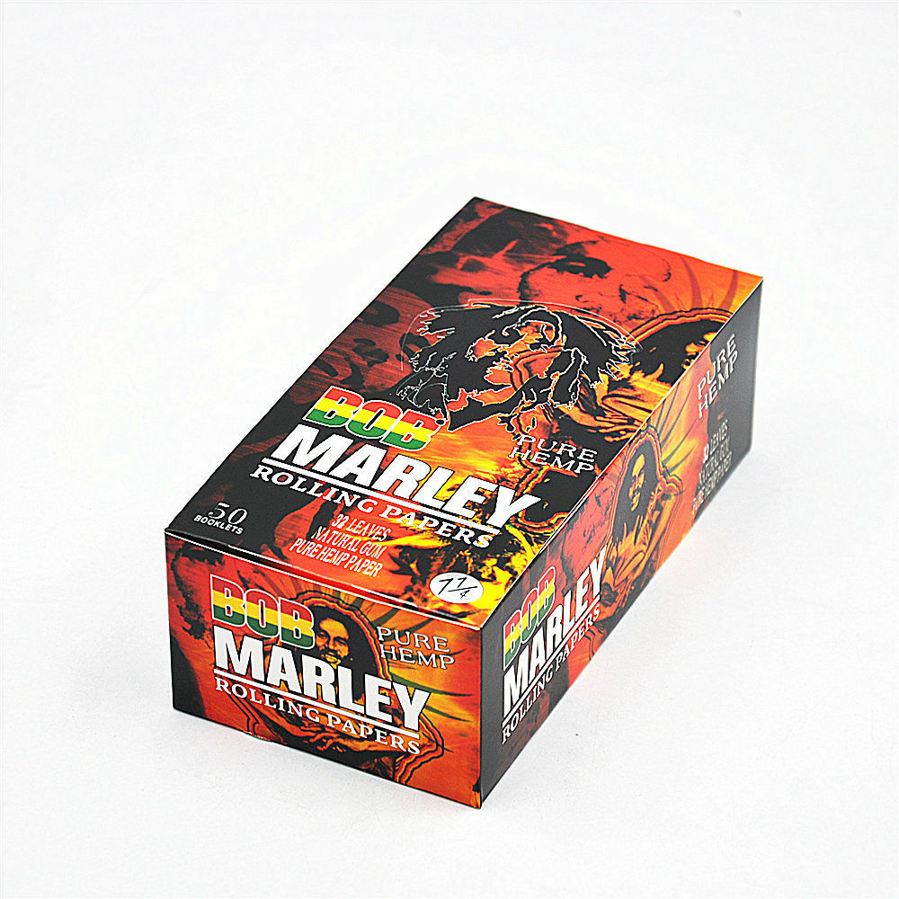 BOB MARLEY 1 1/4 Brown Rolling Papers (Full Box) - Bittchaser Smoke Shop