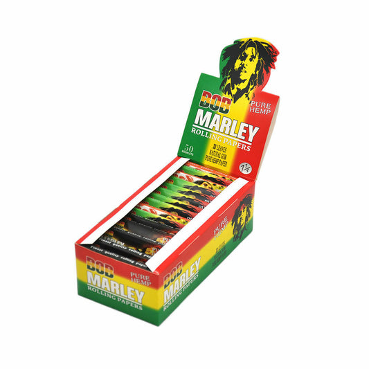 BOB MARLEY White Rolling Papers 1 1/4 (Full Box) - Bittchaser Smoke Shop