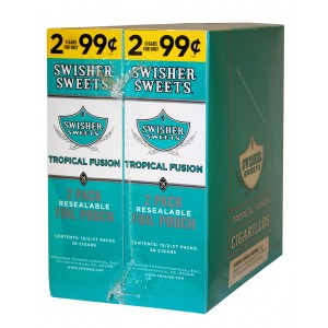 Swisher Sweets Tropical Fusion 2 Pack - Bittchaser Smoke Shop