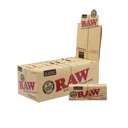 RAW Connoisseur 1 1/4 Medium Size Papers + Tips(Full Box) - Bittchaser Smoke Shop