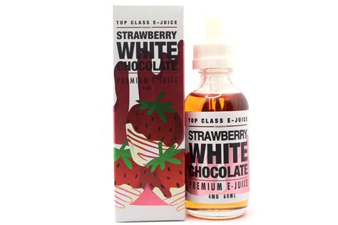 Top Class E-Juice Strawberry White Chocolate