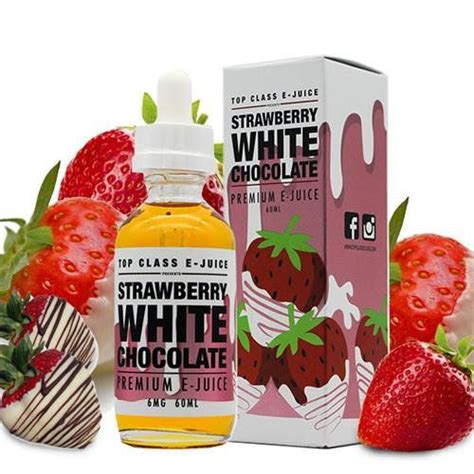 Top Class E-Juice Strawberry White Chocolate
